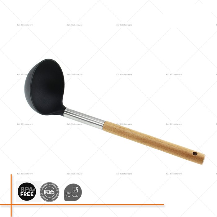 D00009 - Nylon Ladle with Beech Wood Handle | Kai Kitchenlife
