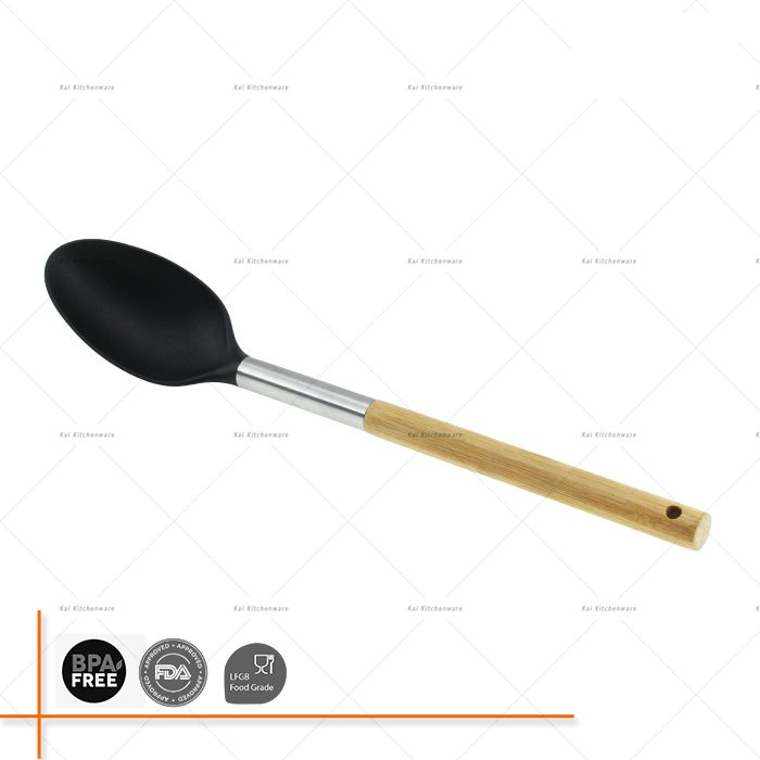 D00013 - Nylon Spoon with Bamboo Handle | Kai Kitchenlife