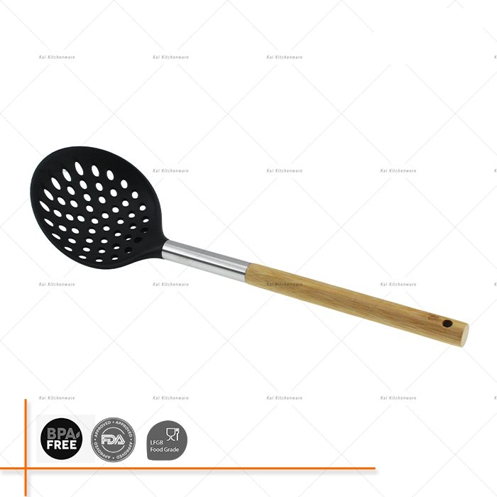 D00015 - Nylon Skimmer with Bamboo Handle | Kai Kitchenlife