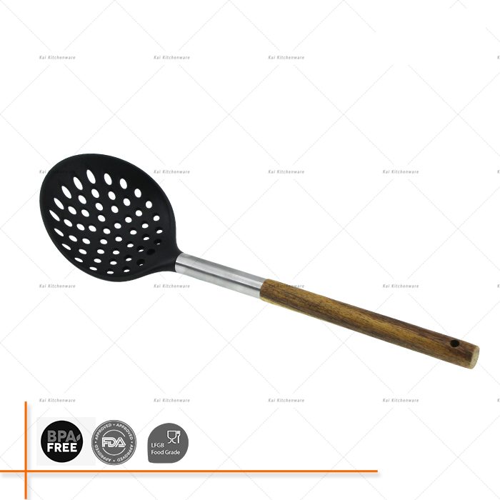 D00019 - Nylon Skimmer with Acacia Wood Handle | Kai Kitchenlife