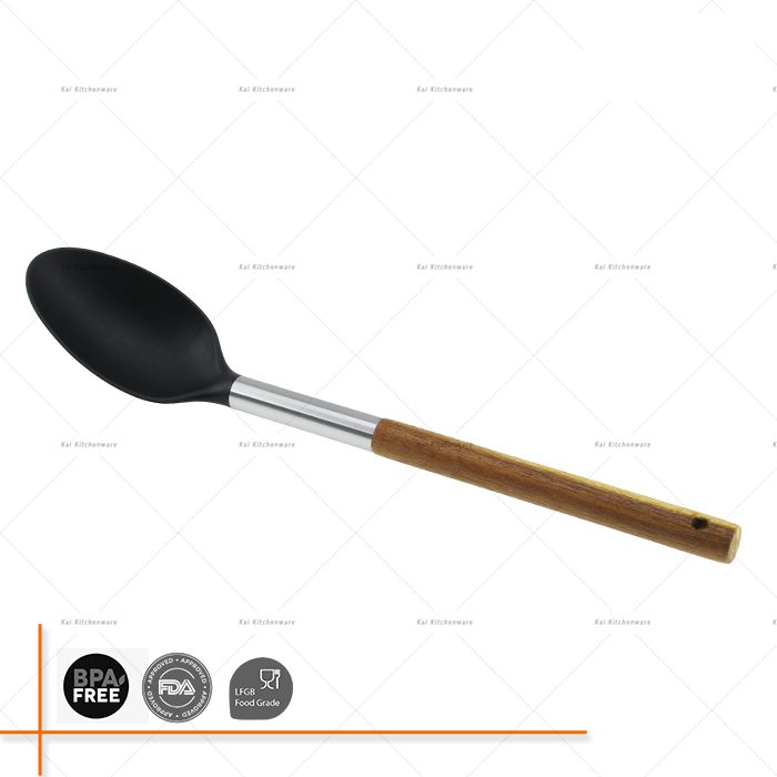D00021 - Nylon Spoon with Acacia Wood Handle | Kai Kitchenlife