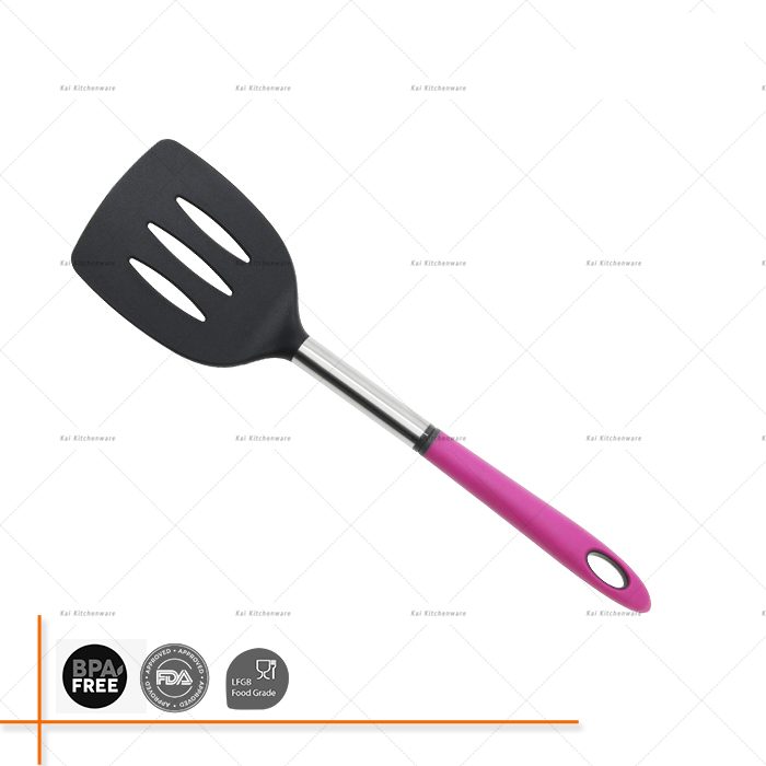 D00030 - Nylon Slotted Turner with PP+TPR Handle | Kai Kitchenlife