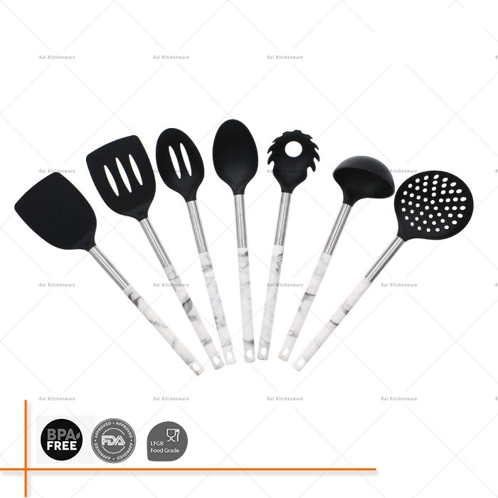 D00059 - Nylon Kitchen Utensils Set with Marbled Handle | Kai Kitchenlife