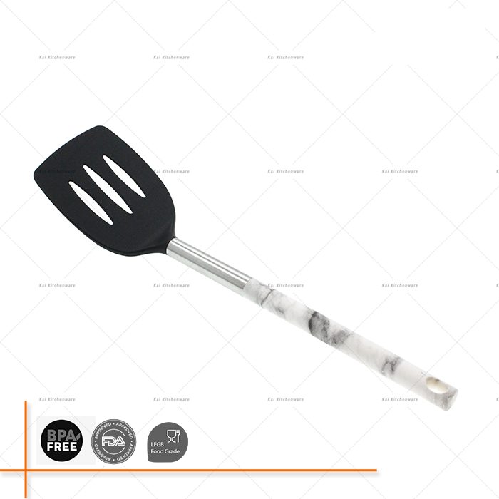 D00060 - Nylon Slotted Turner with Marbled Handle | Kai Kitchenlife
