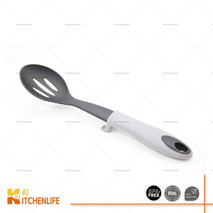 D00099 - Nylon Slotted Spoon with Rest | Kai Kitchenlife