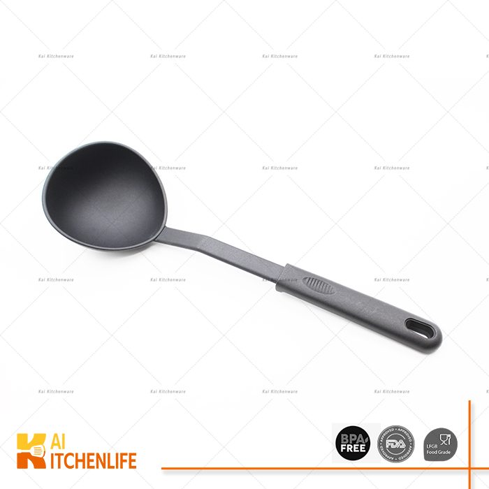D00109 - Nylon Soup Ladle,Black | Kai Kitchenlife