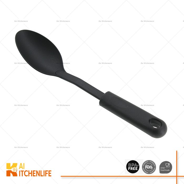D00116 - Nylon Cooking Spoon with Plastic Handle | Kai Kitchenlife