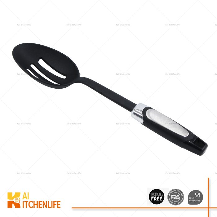 D00154A - Nylon Slotted Spoon for Cooking | Kai Kitchenlife
