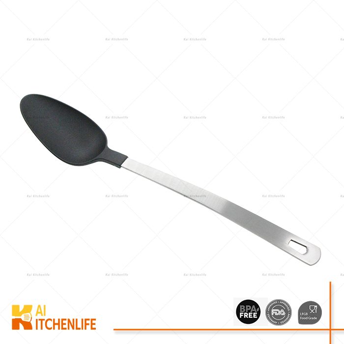 D00213 - Nylon Spoon with Stainless Steel Handle | Kai Kitchenlife