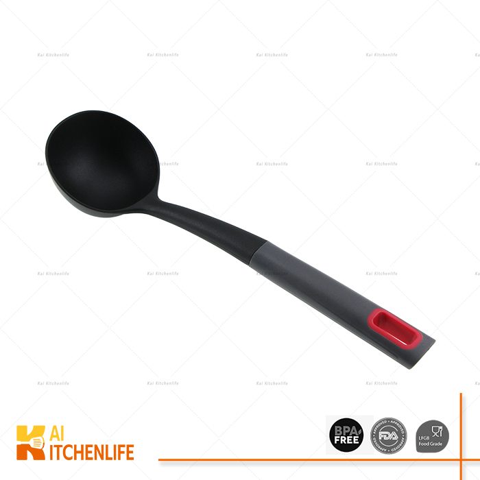 D00225 - Nylon Ladle with Colorful Handle | Kai Kitchenlife