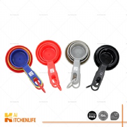 Measuring Cups with Colorful Print Set of 4