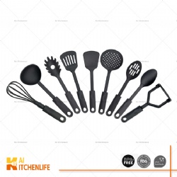 Nylon Kitchen Tools Set, Black